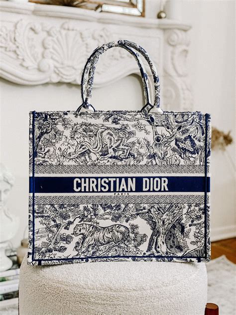 dior book tote toile de jouy review|dior book tote price.